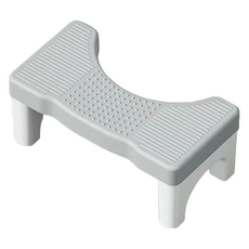 Rositera 老人孕婦家用馬桶腳凳 40 x 17 x 21 cm, 灰色, 1個