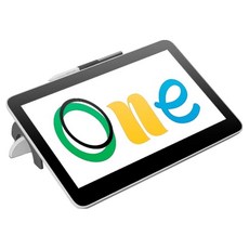 wacom One 13 touch 觸控液晶繪圖螢幕 HDMI版本, DTH134W4D, 黑色 + 白色