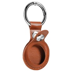 POLYWELL 寶利威爾 AirTag保護套 PW15-T65-0463, 棕色, 1個