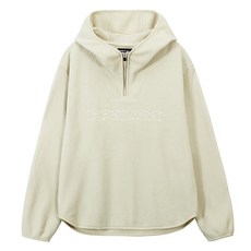 PanAm 男女通用 字體 LOGO 微刷毛 寬鬆版 保暖 連帽T恤 3112