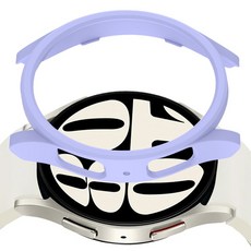 리아몬트 갤럭시워치 PC 하드커버 베젤링 케이스, 라이트퍼플, 1개