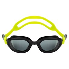 KeepSwimming 防霧寬泳鏡, 1個, 黑色(非鏡面)