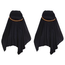 Party09 阿拉伯風格派對帽, 2個, 黑色