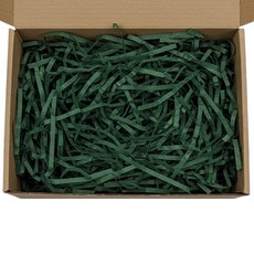 세븐집 종이 스타핑 선물 포장 완충재 쵸핑지 500g, 딥그린, 1개