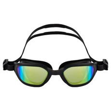 KeepSwimming 防霧寬泳鏡, 1個, 黑色(鏡面)