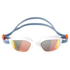 KeepSwimming 防霧寬泳鏡, 1個, 白色(鏡面)