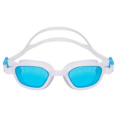 KeepSwimming 防霧寬泳鏡, 1個, 白色(非鏡面)