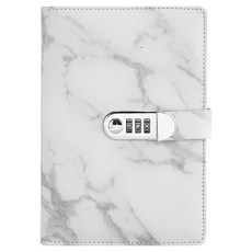 MAME 秘密萬年曆日記本 附鎖筆記本 秘密日記本, 1個, 灰色