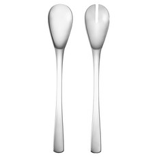 DEGRENNE XY MIRROR FINISH 沙拉勺叉2件組, 銀色, 1套