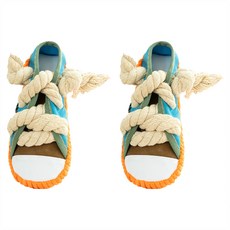 咬鞋發聲寵物玩具, 蒂安綠, 2個