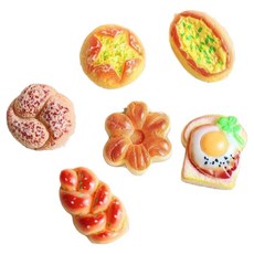 Mungudam 迷你烘焙坊磁鐵6件組 (含雞蛋糕), 混色