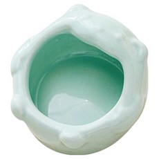 랜보어 소동물 와앙 베어 세라믹 식기, 그린, 1개