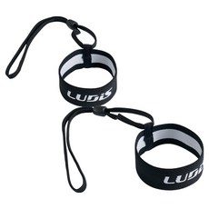 LUDIS 基本款滑雪/滑雪板手套 附防丟繩 LUPCUA02, 2個, 黑色