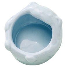 랜보어 소동물 와앙 베어 세라믹 식기, 블루, 1개