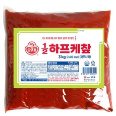 OTTOGI 不倒翁 減半番茄醬 袋裝, 1個, 3kg