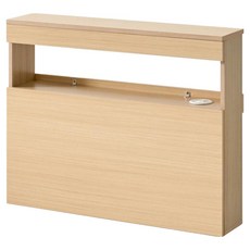 해피아이 쏙쏙 낮은형 침대 틈새수납 선반, 오크