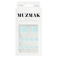 MUZ MAK 可重複使用美甲腳趾片組, 杜, 1個
