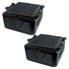 TOP&TOP 超輕量霸王折疊保溫箱 中型 2個, 24L, 黑色