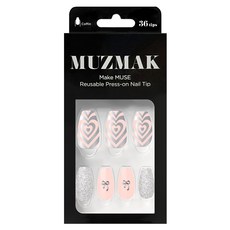 MUZ MAK 穿戴式美甲 Coffin款 可重複使用, 永恆, 1套