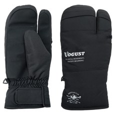 보거스트 컴포트핏 스키 보드 삼지 장갑 양손착용 세트 LUPCUG06, 블랙, 1개