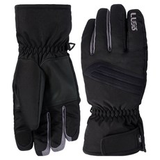 루디스 여성용 컴포트핏 방수 스키 보드 장갑 LUP01UG10, BLACK, 1세트