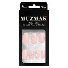 MUZ MAK 穿戴式美甲 Coffin款 可重複使用, 殼, 1套