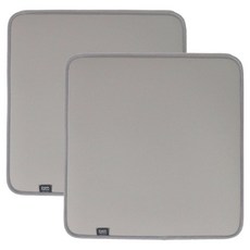 OrganicFactory 汽車座椅保護墊, 2個, 灰色