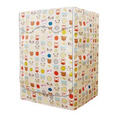 小麥購物 加大加厚滾筒式洗衣機防塵套 L2378, 杏色動物