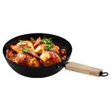 SADOMAIN 仙德曼 臺南鐵器陶瓷不沾平炒鍋 IH爐可用, 1個, 30cm