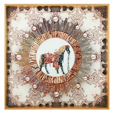 命運好好玩 一馬當先聚貴晶鑽畫 8109585, 鋁框 金色