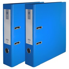 마이다스 레버아치 LA 바인더 2공 세로형 민 7cm, 청색, 2개