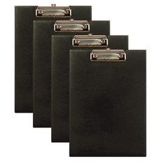 Midas PVC 拉桿式高週波單面資料夾 A4, 黑色, 4個