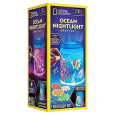 NATIONAL GEOGRAPHIC 國家地理 繽紛海洋奇幻夜燈手作套組, 混和顏色