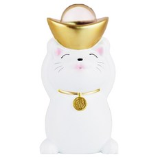 命運好好玩 李玉珮 天降財富招財貓 8110674, 白色