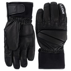 韓國 LUDiS 男性用 Master Pro 滑雪/單板滑雪 防寒山羊皮手套 LUP01MG07, 1套, 黑色