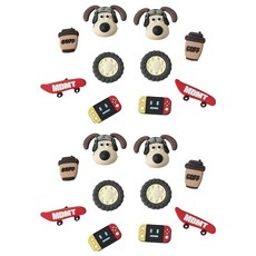 Cblance 時尚拖鞋裝飾高級配件 10入 x 2組