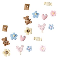 Keublancs 時尚拖鞋裝飾高級配件 9入 x 2組