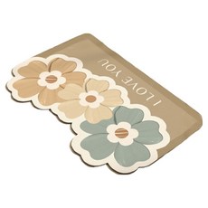 iSFun 清新風格 硅藻泥地墊 浴室吸水速乾防滑地墊