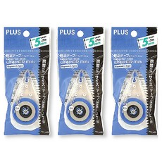 플러스 화이퍼 미니 수정테이프 WH-505, 혼합색상, 3개