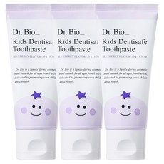 Dr.Bio 兒童Denti-safe兒童牙膏, 50g, 3個