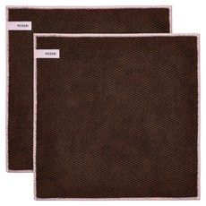 모도리 극세사 항균 산뜻 행주 브라우니 코코아 2p, 1개