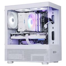 포유컴퓨터 2025 게임용 조립PC 코어i5 인텔 14세대 지포스 RTX 5060 Ti 화이트, 코어i5-14400F, 32GB, 1TB, WIN11 Home