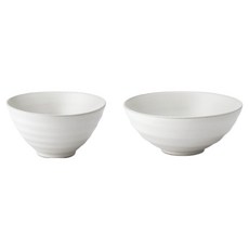廣州窯 Dam系列 單人飯碗, 淡白色, 飯碗 + 湯碗, 2個