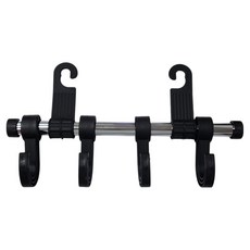 名仕 多用途車用掛鉤, 黑色, 1個