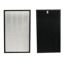 PUREBURG 淨博 HEPA + 蜂巢狀活性碳濾心 白色 適用Panasonic國際牌空氣清淨機 F-PXH55W/ F-PXM55W/ F-VC55XM, P55-01, 1組