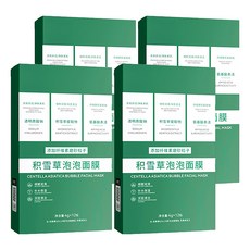 積雪草 泡泡面膜, 4盒, 12條