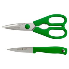 WUSTHOF 三叉 銀點刀具2件組, 1套, 水果刀 + 剪刀