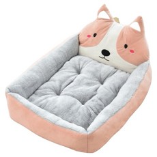 秋田犬寵物床, 1個, 粉色