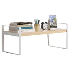 小麥購物 歐風廚房置物架 L2352, 白色, 1層