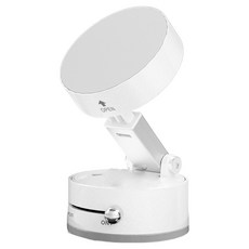 ViD 緯度 車用手機架 真空吸附磁吸支架 360度款, 高級白, 1個